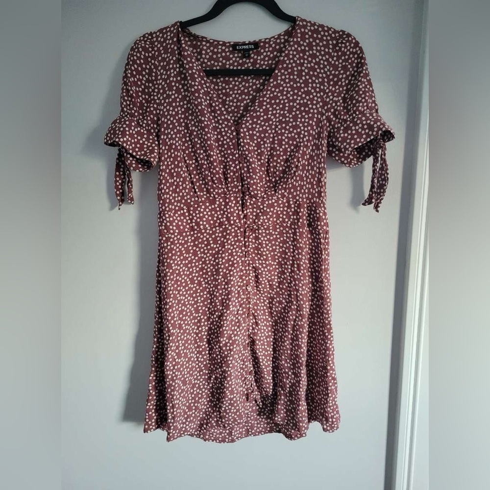 Express Polka Dot Dress